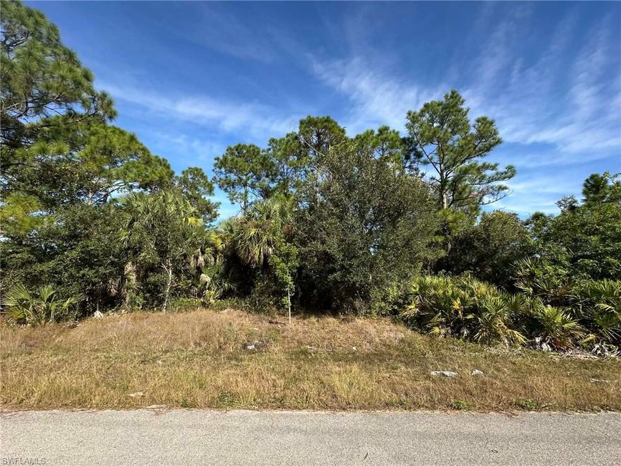 Welcome home! This spacious quarter-acre lot (approx. 80 x 137) is located on a quiet dead-end street in a peaceful residential neighborhood of Lehigh Acres. Centrally located and just minutes from SR-82 and Fort Myers, this property offers easy access to shopping, dining, schools, and major roadways—while still providing a calm, residential setting.

No HOA and no HOA fees, giving you flexibility and freedom. The adjacent lot is also available for purchase, creating a rare opportunity to combine parcels for a much larger homesite—ideal for added privacy, future expansion, or a custom estate-style build.

A great opportunity in a growing area—whether you’re building now or investing for the future.