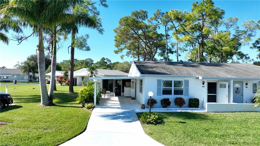 This is one of the most well cared for2 bedrooms and 2 baths condo in Pinewood. 
There is a master bath off of the bedroom. This is rare for a Pinewood condo.
 The A/C 2018, Tankless Hot Water Heater 3/22/2018, Microwave 4/23/2018, LG Refrigerator 2016, Washer/Dryer 12/2016, Stove 11/30/2018, Dishwasher 2016. The kitchen was upgraded in 2016 with white attractive cabinets and beautiful backsplash. There is a breakfast bark, ceiling fans throughout, 2 screened doors. The screened lanai