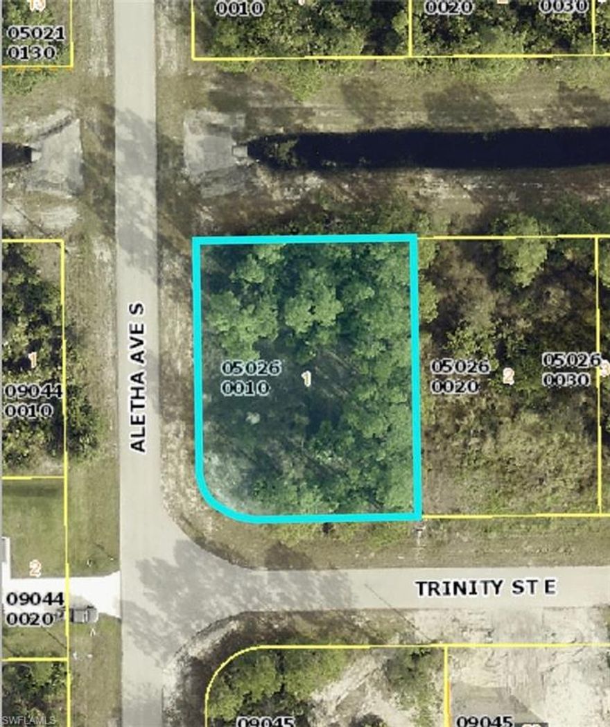 Attention New Home Buyers, Builders and Investors!! This CORNER LOT on a canal provides plenty of privacy, and is located on an established road surrounded by well-maintained and newer homes. This property is tucked away, yet offers convenient access to SR 82. I-75, RSW Airport, schools, shopping and all other modern conveniences. NO FLOOD INSURANCE, NO HOA RESTRICTIONS! Don't miss out on the chance to be part of this thriving community!!