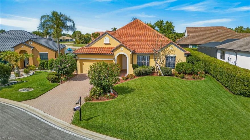 Live the Ultimate Florida Lifestyle in this stunning 5-bedroom, 3-bathroom lakefront pool home situated on a quiet cul-de-sac. Perfectly positioned to capture serene water views, this spacious residence offers the ideal blend of comfort, style, and outdoor living.
Step inside to find a bright and open floor plan designed for both everyday living and entertaining. The expansive living areas feature abundant natural light, high ceilings, and seamless flow into the kitchen and dining spaces. The well-appointed kitchen boasts ample cabinetry, generous counter space, a walk in pantry, and a layout that makes hosting effortless.
The primary suite is a private retreat with tranquil lake views, a spacious layout, and an en-suite bathroom designed for relaxation. Three additional bedrooms provide flexibility for family, guests, or a home office. The upstairs loft provides an abundance of choices to suit your lifestyle. Anything from an extra master suite, a game room, exercise room, generational living, or just an extra living area.
Outdoors, your private oasis awaits. Enjoy a screened-in pool and spa overlooking the peaceful lake—perfect for morning coffee, evening sunsets, or weekend gatherings. The backyard offers both privacy and picturesque scenery, creating a true escape right at home.
Additional attributes include a 2-car garage, ample storage including custom closets in every bedroom, plantation shutters, wood like flooring in the master suite, new carpet in bedrooms, and a whole home water softener with reverse osmosis at the kitchen. This home also features a whole home warranty as well as a new tile roof in 2021.  
This meticulously maintained home is nestled in the gated community of Daniels Preserve located in the highly sought after area of Gateway. Experience an exceptional lifestyle in this beautifully planned community, where tree-lined streets invite leisurely walks and bike rides. Residents enjoy access to a well-designed community center featuring a resort-style pool, tennis courts, and a private dog park, along with a variety of organized sports leagues and upcoming pickleball amenities. Ideally situated near shopping, dining, and premier entertainment, including JetBlue Park which is the spring training home of the Boston Red Sox. The location also offers easy access to highly regarded schools, Southwest Florida International Airport, Florida Gulf Coast University, and the world-renowned beaches of southwest Florida. For golf enthusiasts, a private course with attractive membership opportunities adds the perfect finishing touch to this distinguished setting. This home combines space, views, and Florida charm—all in one exceptional property.
Schedule your private showing today and experience southwest Florida living at its finest.