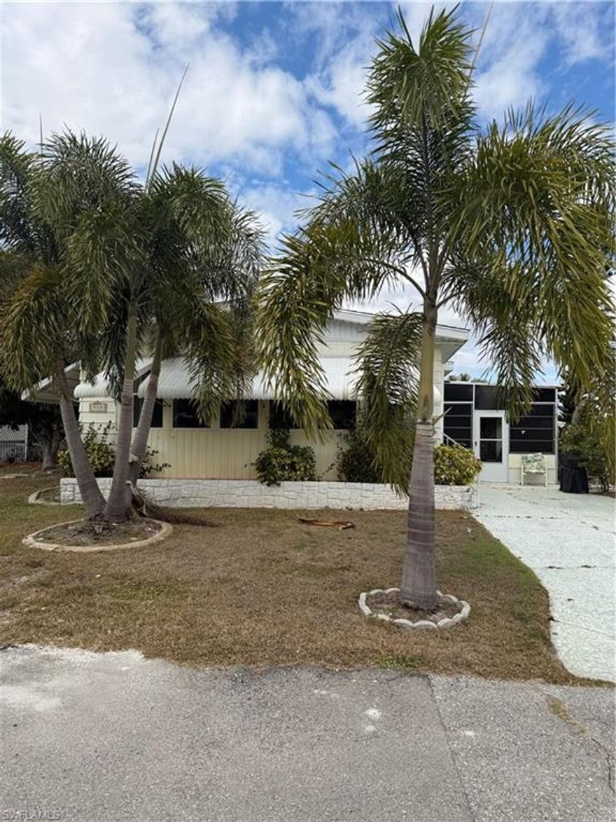 Welcome to your newest opportunity in North Fort Myers! Located in Forest Park, a desirable 55+ community, this well-sized 2-bedroom, 2-bathroom manufactured home offers 1,450 sq. ft. of living space on a 6,750+ sq. ft. lot, blending comfortable living with Florida lifestyle convenience.
Step inside to discover a functional layout featuring a spacious living area and an inviting kitchen — ready for your personal updates and style. Both bedrooms are generously proportioned with natural light, and two full baths provide easy everyday living. Close to the pool and clubhouse, this home also features a new shingled roof, new electrical panel, and has been replumbed with CPVC pipes—adding even more value and peace of mind.
Located close to shopping, dining, and major roadways, this home offers both convenience and potential. Don’t miss your chance to make this North Fort Myers property your own!