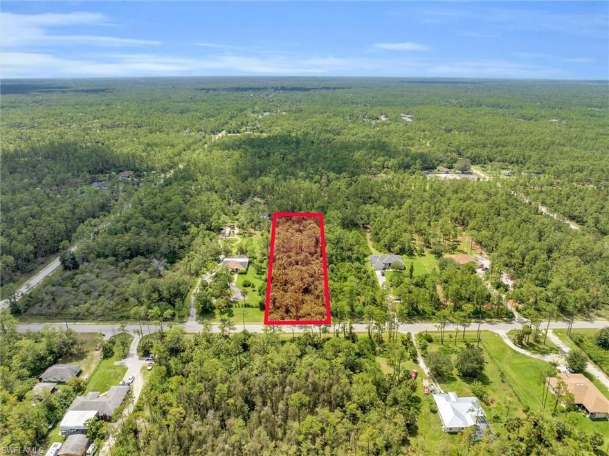 Located in highly sought-after Golden Gate Estates near two new shopping plazas, amazing schools, and the new Corkscrew Recreational Park featuring sports fields, playgrounds, and a water park! This area offers more freedom as it allows up to 2 horses and you can keep RVs and boats on your own property, and no association fees. Golden Gate Estates is showing great growth, with new custom homes being built on these oversized lots, paved street access, utilities and cable are readily available. Enjoy all the benefits of a booming developing area where prices will continue to rise for years to come, and yet be steps away from shopping, dining, medical facilities and of course, Naples world-famous beaches.