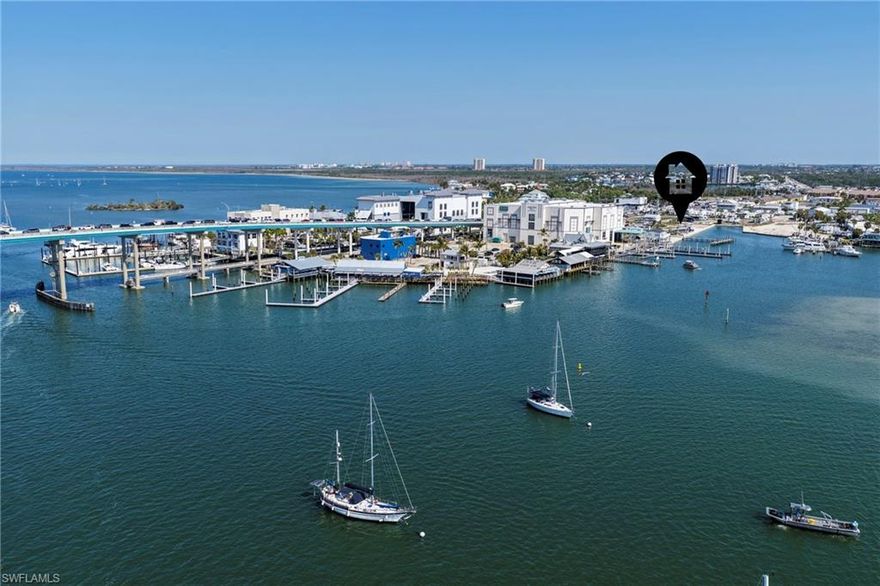 Location, location, location! Fort Myers Beach is just a walk over the bridge. This lot is located in Gulf Cove, a co-op community. This means you own 1/60th of the community. It is a 55+ waterfront community, the Board of Directors is working on a process for the boat slip assignments. Low HOA fees, only $800/quarter! Sewer, water, and electric for the community has been completed, and a newer electric power pedestal has already been installed for the lot. Highway ready RVs currently allowed on the lot. Large lot with concrete pad allows enough space to accommodate a double wide trailer. New homes must be built to FEMA standards 8-10 feet above ground. Water, sewer, and electric available. Discover your new piece of paradise today!