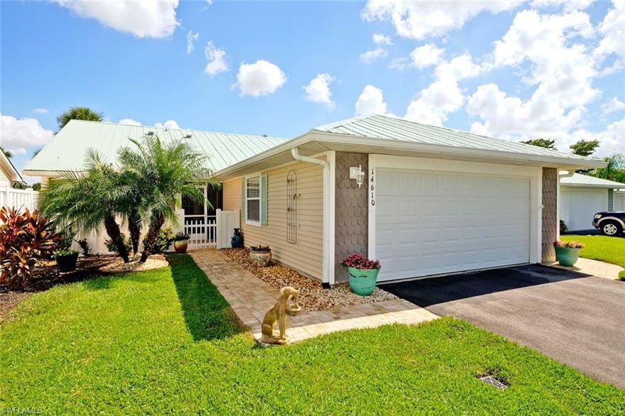 This 3bed/2-1/2ba detached Villa has been completely remodeled down to the studs.  Unique one of a kind 1800 sf cottage with gorgeous golf course views.  Everything top end.  Every ceiling has custom bead board, beams and crown molding.  Duct work replaced and all copper plumbing to PVC.  Gourmet kitchen with level 5 granite, SS Jenn Air appliances, including under counter separate ice maker, Shaw country sink, Rohl fixtures and beautiful glass backsplash.  Two master suites with custom glass tile showers and frameless glass doors.  There is also a 1/2 bath.  Ceilings raised, A/C & hot water heater replaced, 24 x 24 porcelain tile throughout, Custom plantation shutters with crown molding over sliders. All custom closets.  Brand new screened lanai off the master bedroom with golf course view and picture window screening.  HUGE paver patio, sidewalk and courtyard.  2 car garage and metal roof replaced in 2013.  This house is missing NOTHING. Community pool across the street.  Nothing like it on the market...