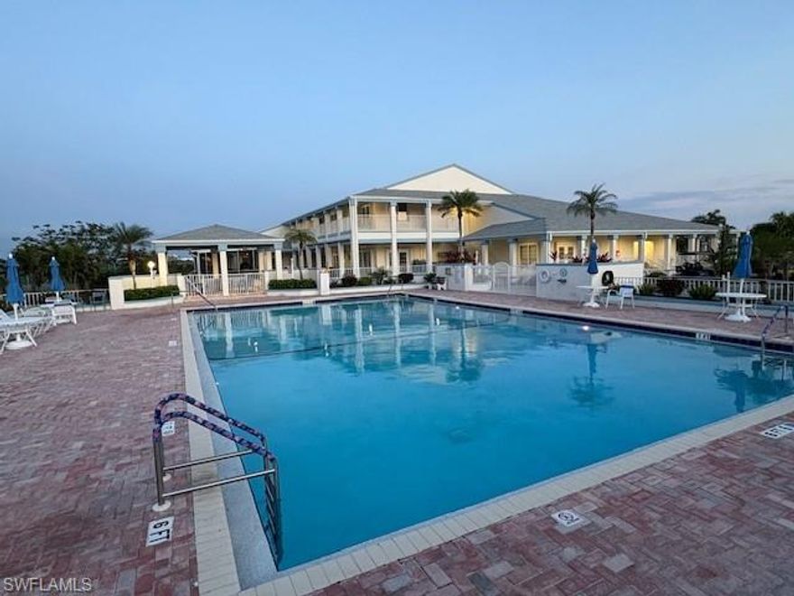 This newer 1993-built manufactured home in our 55-plus gated, manufactured-home community is nestled off the main traffic areas but close to Ft Myers and Sanibel Island beaches. This home's unique style showcases the split bedrooms, a large Den, and spacious kitchen. Over 1448 sq ft of living area and the additional Florida room allow you to relax in the air-conditioned lanai. For your safety, easy-to-close, hurricane shutters are on all windows. Enjoy more company with the extra-wide driveway. The residents are friendly and welcoming! The amenities include pickleball, tennis, bocce, shuffleboard, and an extra-large pool and hot tub. The two-story clubhouse creates an extraordinary experience to enjoy the library, exercise room, dining, stage, and dance floor to gather with your neighbors for many events throughout the season. Location is key, near restaurants, the hospital, shopping, and more.