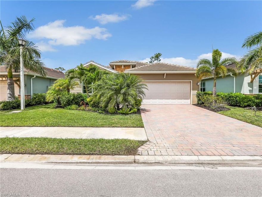 Welcome to 323 Tamarindo Lane in beautiful Naples, FL—a stunning 3-bedroom plus den, 2-bath home that perfectly blends comfort, style, and Florida outdoor living.
Step inside to discover a bright, open-concept floor plan featuring a modern kitchen with rich wood cabinetry, stainless steel appliances, sleek countertops, and a spacious center island with seating—ideal for entertaining or casual dining. The adjoining dining and living areas are filled with natural light and offer seamless flow for everyday living.
The versatile den provides the perfect space for a home office, media room, or additional guest accommodations.
Outside, your private backyard oasis awaits. Enjoy the screened-in lanai complete with a heated saltwater pool featuring a tranquil fountain and relaxing sun shelf—perfect for soaking up the Florida sunshine. The expansive patio also includes a fully equipped outdoor kitchen with a gas grill, making it easy to host gatherings year-round.
Two additional highlight are a two car garage outfitted with convenient hanging storage shelves for optimal organization and a whole home gas generator.
Tamarindo residents enjoy a wide array of resort-style amenities centered around a beautifully appointed clubhouse, complete with a social and game room for gatherings. The community also features a resort-style pool with lap lanes, a fully equipped fitness center, and popular outdoor activities including pickleball and bocce ball courts—ideal for staying active and social year-round. Conveniently located near Collier Boulevard, Tamarindo provides easy access to shopping, dining, and the stunning beaches of Naples and Marco Island, making it an exceptional place to call home.
This home offers the ideal combination of indoor comfort and outdoor luxury in one of Naples’ most desirable areas. Don’t miss your opportunity to experience the Florida lifestyle at its finest!
