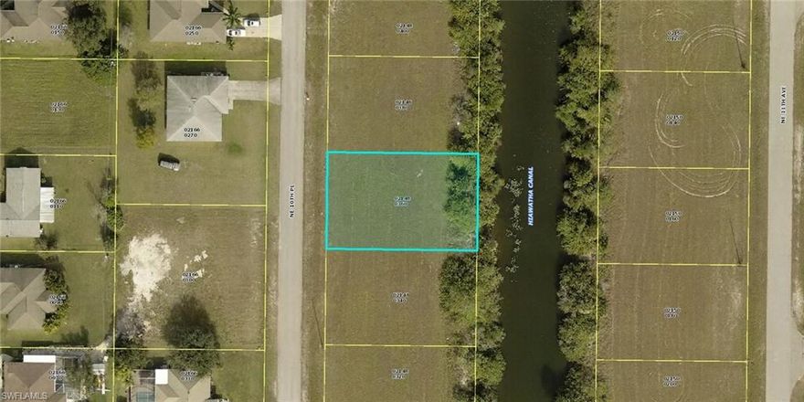 Perfect freshwater lot to build your dream home. This lot is located on Hiawatha Canal right near Lake Meade. This property is truly a boaters dream with access to several other lakes and intersecting canals you can truly enjoy the Florida lifestyle and fish from your backyard. The property is centrally located with easy access to Pine Island Road, US-41, I-75 and Fort Myers. It is conveniently located near Publix, Target, Walmart and tons of other shopping and restaurants are in the immediate area.