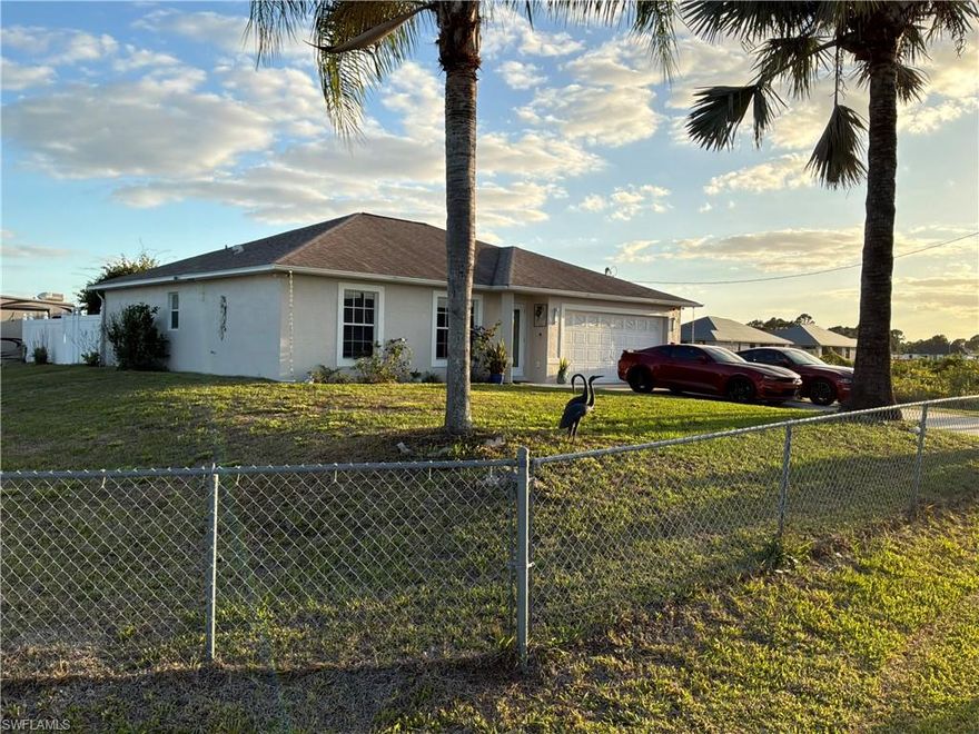 Welcome to this beautifully fully remodeled home located at 866 Chipley St E in Lehigh Acres. Designed with a modern touch, this property offers a fresh, bright, and inviting atmosphere from the moment you walk in.

Step into a spacious open-concept layout featuring updated flooring and a stylish kitchen with contemporary finishes, perfect for both everyday living and entertaining. One of the standout features of this home is the stunning kitchen and dining area with full windows overlooking the pool, filling the space with natural light and creating a relaxing, resort-style view right from inside your home.

Every detail has been thoughtfully renovated, giving this property a true move-in ready feel. The seamless indoor-outdoor connection makes it ideal for hosting, enjoying family time, or simply unwinding while taking in the beautiful pool view.

Located in a quiet and growing area of Lehigh Acres, this home offers comfort, style, and great value—perfect for homeowners or investors alike.

Rare opportunity to expand your investment! In addition to this beautiful home, a behind vacant lot is also available for purchase with a 0.28 acres— ( “Sold Separately from the price of the house ”) perfect for building, creating a larger estate, or long-term value growth. Ask for package pricing.” offering added space, privacy, or future building potential.”

Don’t miss this modern, pool-view gem—schedule your showing today!