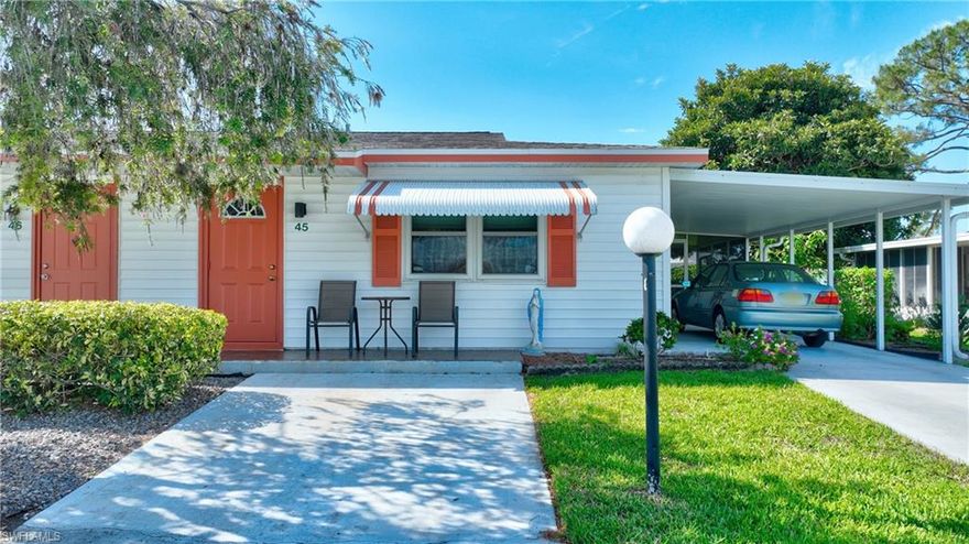 Welcome to Pinewood Condominiums! This stunning condo offers the perfect blend of comfort and convenience with its 2 bedrooms, 2 bathrooms, and tile flooring throughout. The kitchen comes equipped with a range & refrigerator.
The inside washer & dryer combo is a plus.  And the best part? Pets are welcome with approval! Imagine coming home to your furry friend waiting to greet you at the door. Step outside onto the screened lanai and enjoy the peaceful surroundings of the community. With a carport for your vehicle, you'll never have to worry about finding parking again. 
Schedule a showing today and make this condo your new home sweet home.