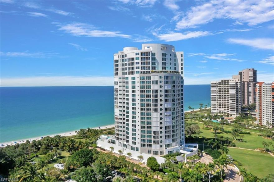 C4865 - An opportunity to purchase in one of the most luxurious Condominium properties in Park Shore. A private elevator opens into a grand foyer & breathtaking living area w/forever views of the Gulf of Mexico just beyond the expansive floor to ceiling windows. This Penthouse offers more than 12,000 sq. ft. of living space,  numerous terraces to enjoy the shimmering Gulf, spectacular sunsets & lush grounds. There are 5 bedrooms, 5 bathrooms & 2-1/2 baths. Gourmet style kitchen, designed by Mick De Giulio, encompasses a center island w/natural gas cook top, stainless-steel hood, state of the art appliances, spacious pantries & abundant storage. The kitchen is open to the family room complete w/gas fireplace. Enjoy the billiards room, adjacent bar & grill area, an in-home theatre w/seating for 7, laser projection, an incredible sound system & state of the art Creston & Lutron electronics. There is even an A/C doggy palace off the Master Bedroom & baths. The 3-car garage has A/C & additional storage space. The Regent offers a 24-hour professional staff, concierge services, security at both gate entrances & an array of resident amenities.