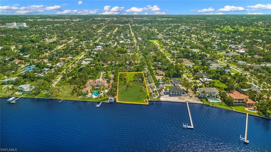 Discover the epitome of waterfront living on this remarkable 1.39-acre Gulf access lot, an unrivaled opportunity in the heart of Fort Myers. With over 150 feet of frontage and western exposure, this expansive piece of paradise offers endless possibilities for your dream estate. This lot is the largest Gulf access lot available in the city of Fort Myers, offering an abundance of space for your architectural vision. Whether you dream of an expansive tropical oasis, a grand Mediterranean villa, or a modern masterpiece, the canvas is yours to create. Minutes away from the vibrant downtown district, this vacant lot enjoys an enviable location that seamlessly combines tranquility and convenience. Situated on the banks of the Caloosahatchee River, you'll relish in serene sunsets, panoramic water views, and a feeling of seclusion. Parcel numbers 26-44-24-P1-00001.0020 and 26-44-24-P1-00001.0030 both convey with the sale. The seller will provide a credit at closing for new sea wall. Please see sea wall quote attached.