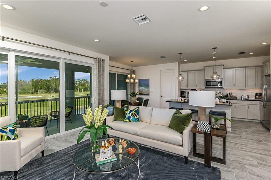 Neal Communities presents Seychelles. A cozy and affordable British-West-Indies style housing, located within minutes of Downtown Naples and infamous 5th Avenue. With amenities galore, like a community pool, spa, 4,500sq/ft clubhouse and fitness center, Seychelles is the perfect community for active individuals and families looking for a place to a call home. The Windemere Model - Unit 905 is a 2 br + Den, 2 bath, 1 car garage 2nd-floor carriage home. 1,660 sq ft under air. Upgraded tile floors, upgraded kitchen with 42" Linen cabinets,  Quartz counters, stainless appliances, IMPACT WINDOWS/DOORS. **Photos are of Windemere Model**