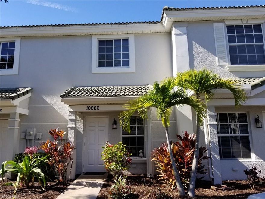 IMMACULATE maintained 2 story townhouse with SPECTACULAR LAKE VIEWS and Water Fountain. A rare find in this mint condition, you will not be disappointed. The Unit offers 2 spacious bedrooms upstairs with each have own full bathrooms, 1 half bath downstairs. Fully equipped kitchen opens to kitchen nook and living room over viewing lanai and lake. Living Room and Lanai feature carpet and tiles, carpet in bedrooms. This unit comes turnkey, gorgeous furnishing and decorating included. All windows covered and blinds included. Lanai offers sun shades. The CLUB HOUSE features RESORT STYLE POOL with JACUZZI, FITNESS CENTER and a CHILDREN'S PLAYGROUND. This townhouse is a must see