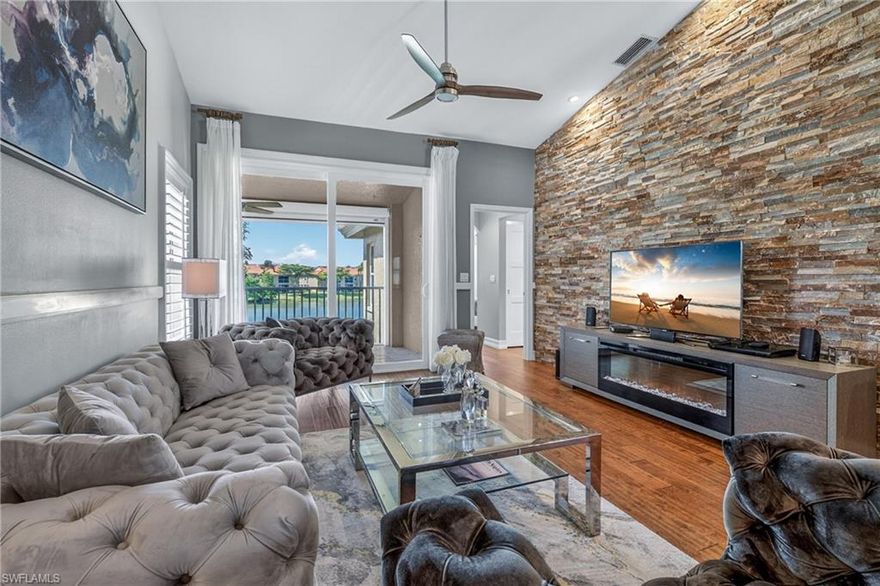Luxurious Lakeview Condominium Retreat in Exclusive Community.  Welcome to your dream home! Nestled on the second floor of a beautifully updated condominium, this stunning 3-bedroom, 2-bathroom oasis combines modern elegance with serene lakeside living, creating the perfect sanctuary for relaxation and rejuvenation.
Wake up to the tranquil beauty of shimmering water right from your spacious living room. Enjoy morning coffee on your private balcony as you soak in the picturesque scenery.
This charming residence comes fully furnished with tasteful decor. Just bring your suitcase—everything you need for comfortable living is already here!
Many upgrades make the condo more secure (impact windows, electric shutters on the lanai).  And living room, kitchen and master bathroom were remodeled. Three well-appointed bedrooms are designed for comfort, offering plenty of space for rest and relaxation. The master suite features an en-suite bathroom, ensuring your personal retreat is both luxurious and convenient.
Living in this gated community means more than just a home; it’s a lifestyle! Enjoy access to a sparkling swimming pool, pickleball courts, and beautifully landscaped grounds—all within steps of your door.
Perfectly situated close to shopping, restaurants, pristine beaches, and public golf courses, you’ll have everything you need at your fingertips. Enjoy the best of coastal living with quick access to all the local hotspots.


Private Garage: Featuring a dedicated 1-car garage, you’ll enjoy the convenience of secure parking along with additional storage options.


Experience a sense of belonging in this vibrant community with low fees, where neighbors become friends and leisure activities abound. Whether you're playing a game of pickleball, lounging poolside, or taking a stroll, you’ll find ample opportunities to connect with like-minded individuals in a peaceful setting.

Don't miss out on this incredible opportunity to own a piece of paradise! Whether you’re looking for a primary residence or a vacation getaway, this turnkey condominium checks all the boxes for comfort, convenience, and community. Schedule your private tour today and discover the lifestyle you’ve been dreaming of!
