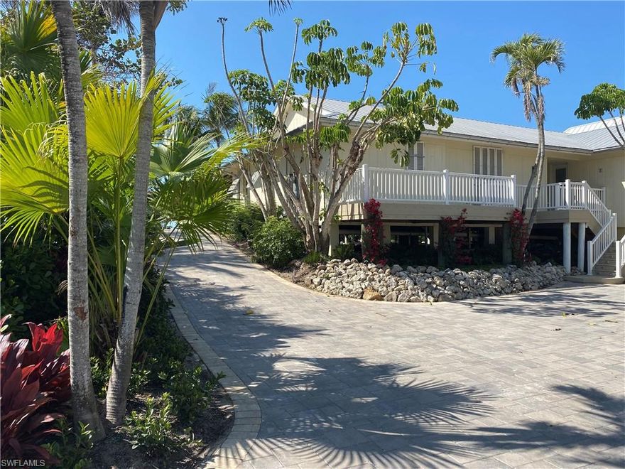 PRIME NAPLES PROPERTY with 100-feet of direct beach frontage on the Gulf of Mexico.  A rarely available, quaint beachfront cottage, one of Naples’ true hidden treasures. This property showcases endless panoramic views of sparkling Gulf of Mexico waters and stunning sunset skies. The cottage hosts approximately 2,859 total square feet with 4 bedrooms, 4 baths, and a 2-car under-building garage. Plenty of inside living space to gather with unique features throughout and beautiful water views. An expansive outdoor deck is ideal for entertaining and enjoying all beachfront living has to offer.