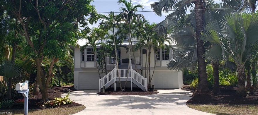 Beautiful Palm Isles. This Waterfront Home with Direct Deep Water Access to the Gulf of Mexico is a hidden Treasure. The home has 3 bedrooms and 2 baths with loft. Great Room with French Doors to second level deck overlooking Pool, Dock And Preserve. Spacious Updated Kitchen with Granite and White Cabinets. Huge Dining Room with Vaulted 20' ceilings. Third Level Balcony off Master Bedroom and Bath. The Home has many updates within the past few years. New Metal Roof, New AC System. All New Composite Decking on Dock, Balconies,Front Stairway with New Handrails. Totally Remodeled Master Bath and Guest Bath. New Tile. Hardwood Floors in Main Living areas Carpet in Bedrooms. The Pool was Resurfaced with Pebble Crete. All This in a Gated Community just minutes from The beaches by Boat or Car. Wine coolers in Laundry room do not convey.