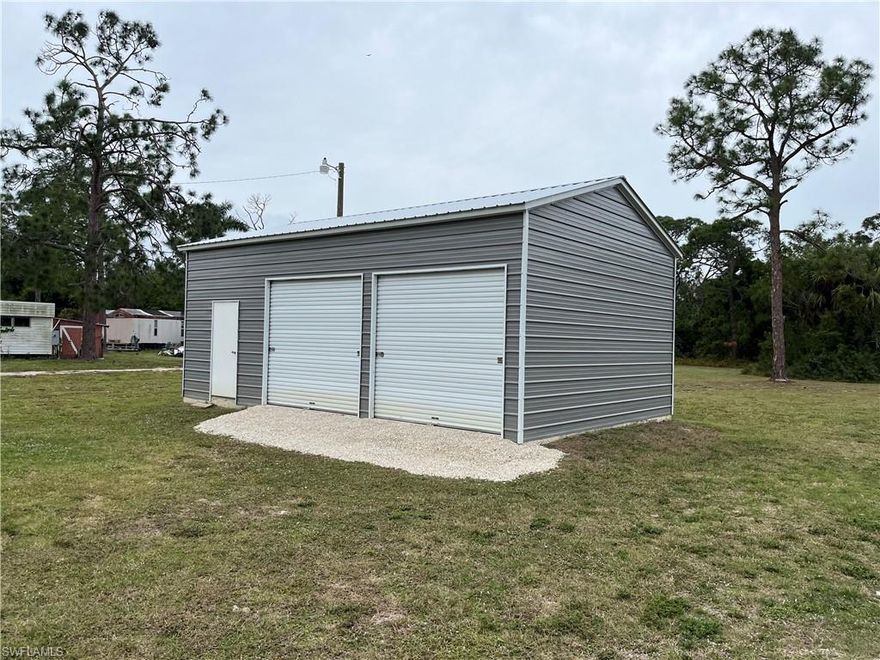 Unique opportunity on an oversized 0.59 acre lot featuring two mobile homes identified with separate site addresses (8000 Breeze Dr and 7994 Breeze Dr), along with a large detached garage/workshop. One mobile home and the garage are currently occupied, offering immediate income potencial, with additional opportunity from the second unit (1bed/1bath). 
Both mobile homes have been updated inside, providing a move-in ready or rental-ready setup. The property includes one well and two septic systems, offering flexibility for various uses. 
Mobile homes are not permanently affixed and will convey via separate titles at closing. Property is being sold as-is.
Conveniently located near major roadways, shopping and dinning.