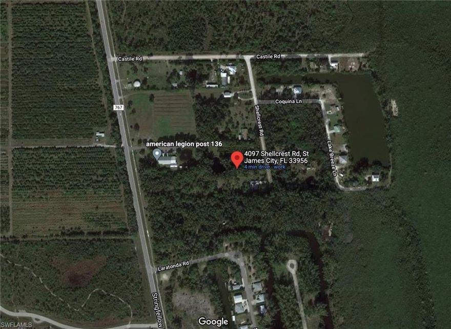 1.36 Acres Zoned AG-2.  This parcel has a pond at the rear and is located behind the American Legion in St James City.  Would be a very nice homesite or agricultural property.  Close to everything St James Waterfront Living has to offer.