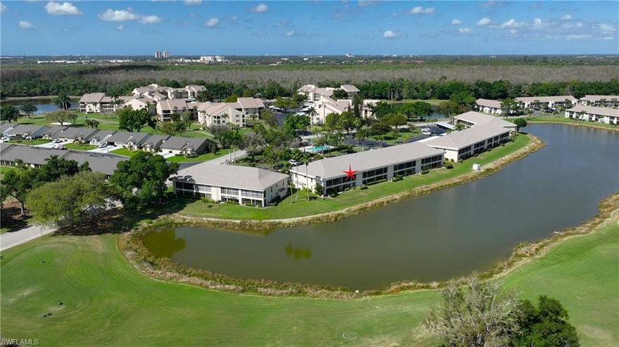 JUST LISTED2 bedroom, plus Den, 2 full bathrooms, completely remodeled, second floor w/spectacular views of lake and golf course as you sip your morning coffee & afternoon cocktails from your air conditioned screened in lanai.  Condo fully furnished with the exception of master bedroom set, one chair in living room.   Life doesn't get any better than this.  Condo is move in ready, just bring your clothes & golf clubs.  Own your own piece of Paradise.  Don't wait this beauty will be gone to the first person who steps through the door.