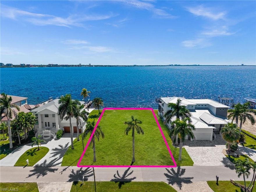 A rare opportunity on Dolphin Drive’s premier riverfront stretch.
This oversized Gulf-access lot offers southern exposure, sweeping panoramic water views, and endless potential, the perfect canvas for a show-stopping estate with pool, expansive outdoor living spaces, and every luxury detail your vision deserves.

Imagine starting your mornings at your private dock, coffee in hand as sunlight dances across the river. Cruise out for an afternoon on the Gulf, anchoring off Sanibel or Captiva for a beach day, then glide home in time for a glowing waterfront sunset. Here, life is defined by calm breezes, salt air, and the freedom of open water right in your backyard.

Just a stroll away, the Cape Coral Beach and Yacht Club put entertainment, recreation, and vibrant community energy at your fingertips. Beach days, waterfront dining, sunrise walks, festivals, and social evenings become a natural part of daily life, where the pace slows, the living becomes effortless, and every day feels like vacation.

And with the Cape Coral Yacht Club Beach Project underway, the area is evolving into one of Southwest Florida’s most dynamic coastal destinations. Expanded beaches, modern amenities, and an elevated waterfront experience will only enhance the value, desirability, and prestige of this location.

This is more than land.
It’s lifestyle. It’s freedom. It’s your place to build something extraordinary.

Create your dream waterfront sanctuary.
Live the Cape Coral riverfront lifestyle you’ve imagined.

Note: The attached Yacht Club visuals are design renderings of the planned concept, not current photographs.