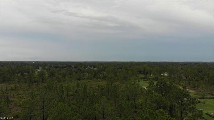 This lot is wider than the typical 1.14 acre parcels providing more flexibility for site layout and more space between setbacks. Located on a paved road, this lot is waiting for you to build your dream home. So much is being built in the surrounding area including new schools, homes, and stores and now is a great time to capitalize on this growth. Golden Gate Estates is conveniently positioned about 20 minutes from Naples’ hottest attractions, including breathtaking beaches, serene golf courses, fine dining, upscale shopping, marinas, the zoo, yacht clubs, grocery markets, and entertainment. One of the few areas that allows two large animals for every 1 acre. Golden Gate Estates is also lenient with ATVs, RVs, guest houses, providing for more freedom than many other communities in the Naples area. Property has wetlands and no DEP - photos taken on wet day after downpour. Priced accordingly to sell quickly.

Power lines at street. Street is paved. Buyer to confirm all details that are important to their purchase decision.