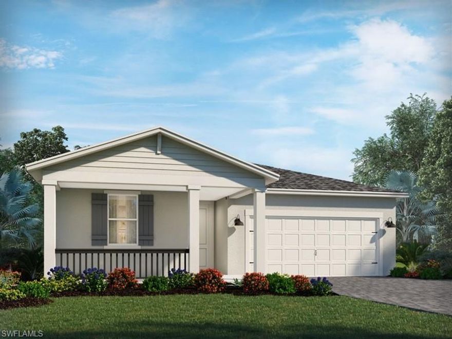 BRAND NEW energy - efficient home! Enjoy cooking in the chef inspired kitchen overlooking the great room, dining nook and covered lanai. Tucked in the back for privacy, the primary suite is perfect place to retreat after a long day featuring a large walk-in closet and dual vanity sinks. Crescent Lakes - Reserve Series will offer a gated community of single-family homes many with lake and preserve views in the solar powered master-planned community Babcock Ranch. Each home will be built with the innovative, energy-efficient features that Meritage Homes is known for. Homeowners will have access to a private amenity center with a pool, cabana, pickle ball courts, and sports court.