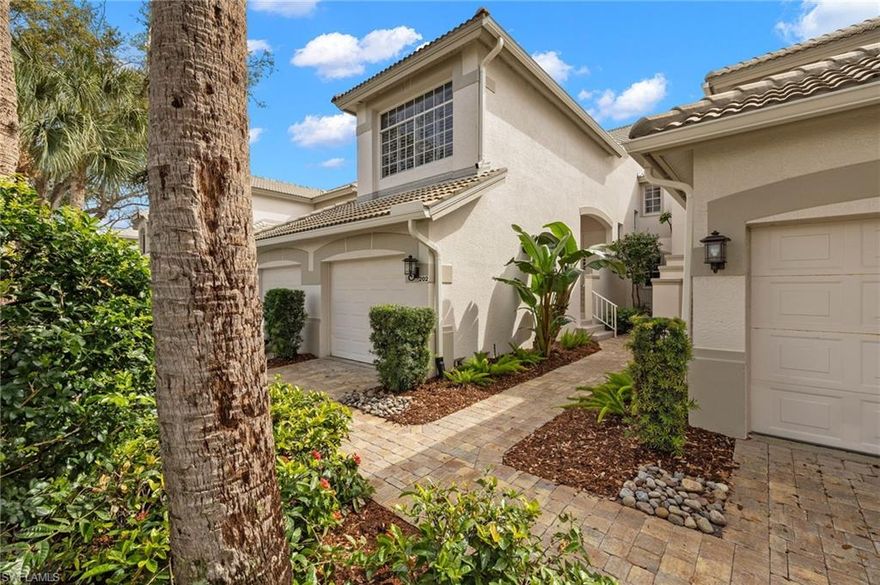 Step into the charm of this 3-bedroom, 2-bath condo nestled in the tranquil Harbor Lakes neighborhood of Bonita Bay, surrounded by lush, breathtaking lake view. This unique opportunity features a sought-after second-floor, turnkey unit. This condo is designed with an expansive open floor plan and dramatic vaulted ceilings, enhancing its spacious and welcoming ambiance.

Living in Bonita Bay means enjoying a plethora of unparalleled amenities: miles of trails for hiking and biking, three parks with access for canoes and kayaks, a private marina offering dining experiences, a secluded beach club, and a diverse range of activities to fill your calendar. For those seeking more, additional benefits include golf, tennis, a clubhouse, and the acclaimed Lifestyle Center, each designed to enrich your lifestyle further. Located within an esteemed community embracing the pinnacle of living in Bonita Bay.