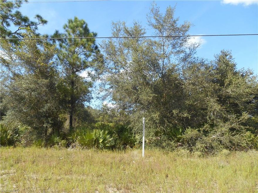 Beautiful quarter-acre lot available to build your dream home in Lehigh Acres. Live the Florida lifestyle. The property is located in an area with other homes and is close to shopping, close to Red Sox stadium and Hammond Stadium.