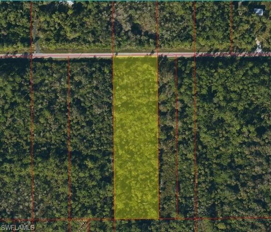 Welcome to 4760 28th Avenue SE, a rare opportunity to own 2.5 acres of untouched residential land in the growing rural estate corridor of East Naples. This private, wooded homesite offers a peaceful setting surrounded by Florida’s natural beauty—perfect for those seeking space, freedom, and the flexibility to build without HOA restrictions.

Whether you're dreaming of a custom single-family estate, a retreat with a guest house, or space for outbuildings, animals, or equipment, this generous parcel offers endless potential. The rectangular lot layout and 180-foot frontage allow for a wide range of architectural possibilities and home orientations.

Located just minutes from Golden Gate Blvd, this property provides easy access to Collier Blvd, shopping, dining, top-rated schools, and the upcoming Big Cypress development corridor—all while maintaining the peaceful charm of country living.

Don’t miss this chance to secure affordable acreage in Naples, one of Southwest Florida’s most sought-after markets. Explore your options. Embrace the lifestyle. Create your future at 4760 28th Avenue SE.