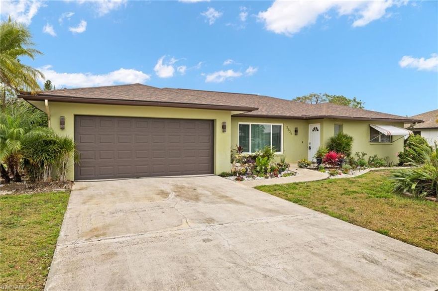 Welcome to this spacious 4-bedroom, 2-bath pool home offering nearly 2,000 sq ft of living space in a highly desirable Southeast Cape Coral neighborhood. Designed with a split floor plan, the primary suite is privately situated on one side of the home, with guest bedrooms on the other—ideal for families or guests

Enjoy true Florida living with an 18x30 screened pool, refinished in 2019, and a large covered lanai perfect for outdoor dining and entertaining. Inside, the home features beautiful and durable simulated wood-finish flooring plus new ceiling fans throughout.

Additional highlights include:
• Newer roof
• LG kitchen appliances
• City water & sewer
• No flood insurance required

Comfort, space, and location come together in this move-in-ready pool home—perfect for full-time living, seasonal use, or investment.
