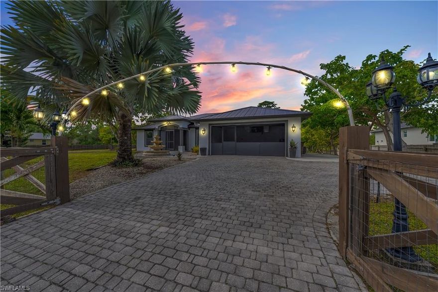 Welcome to a home that truly has it all — space, freedom, and comfort just minutes from Lee Blvd.
Step into a spacious and well-maintained 4-bedroom, 3-bath home with a den, offering plenty of room for living, working, and entertaining. The primary suite is a true retreat, featuring both a soaking tub and a separate shower, perfect for relaxation after a long day. The home also includes a reverse osmosis system providing drinkable water throughout, a brand-new water heater, and a washer and dryer only a year and a half old. Every room feels open and inviting, with a layout designed for both comfort and functionality. Enjoy the ultimate Florida lifestyle with an outdoor setup that’s second to none. The saltwater pool offers the perfect place to unwind, while the metal roof (installed 2023) ensures long-lasting durability. A generator hookup adds peace of mind, and the RV and boat cover tent provides convenience for all your toys.
This backyard was made for fun and entertaining — complete with a zip line, pizza and BBQ oven with an electric component, and the perfect space to gather around a bonfire under the stars. Surrounded by mature papaya, guava, blackberry, and mango trees, this property truly feels like your own private retreat. With three separate entrances, you’ll have both flexibility and privacy.
Located just minutes from Lee Blvd, you’ll have quick access to shopping, dining, and everyday conveniences while still enjoying the tranquility of your own land.
This one-of-a-kind property offers the perfect blend of space, lifestyle, and location — a true piece of real Florida living.