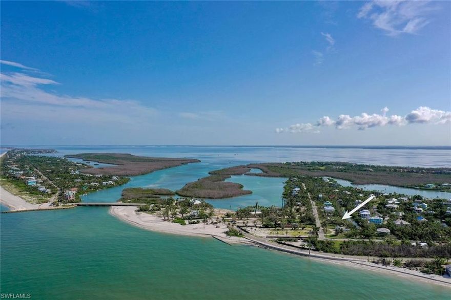 Rare find!!! Half an acre lot in the sought after island neighborhood of Del Sega!  Amazing Gulf views!!! The oversized dock, largest on the west end, with a brand new 10,000 lb boatlift is waiting for your enjoyment!  A short walk to Bind Pass and minutes away from the Gulf waters! All the island wildlife within sight. Also, water and power on site and at dock.