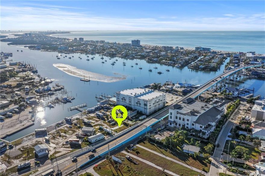 Location, location, location! Fort Myers Beach is just a walk over the bridge. This oversized lot is located in Gulf Cove, a co-op community. This means you own 1/60th of the community. It is a 55+ waterfront community with GULF ACCESS, the Board of Directors is working on a process for the boat slip assignments. Low HOA fees, only $750/quarter! Sewer water and electric for the community has been completed. Highway ready RVs allowed on the lot. New homes must be built to FEMA standards 8-10 feet above ground. Water, sewer, and electric available. Discover your new piece of paradise today!