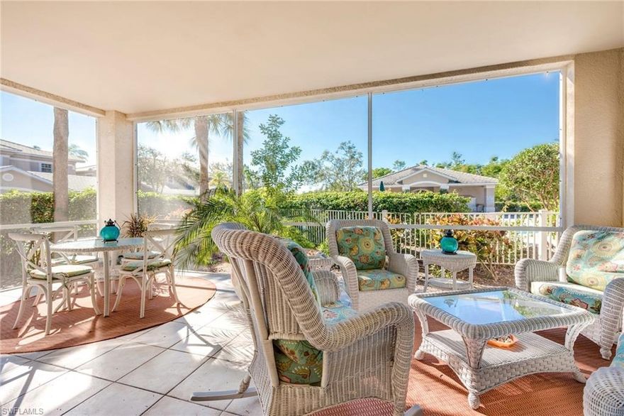 Open floor plan with 3 bedrooms and 2 full baths! This spacious coach home is located just steps from the sparkling pool/spa/clubhouse and offers an oversized screened lanai, large kitchen with center island, open dining/living room, large master bedroom with walk-in closet, two car garage and much more! Marina Cove is conveniently located directly across from the Windstar Marina and offers a heated pool / spa with private clubhouse and great curb appeal! Offered furnished.
 Windstar offers incredible amenities including: Tom Fazio designed golf course, clubhouse with spectacular 
views of Naples Bay, updated entrance with brick paver drive and tropical landscaping, 72 slip deep-water      marina with direct Gulf access in less than ten minutes, clay tennis courts, fitness center, Keewaydin Island Beach Club with boat shuttle and private membership.