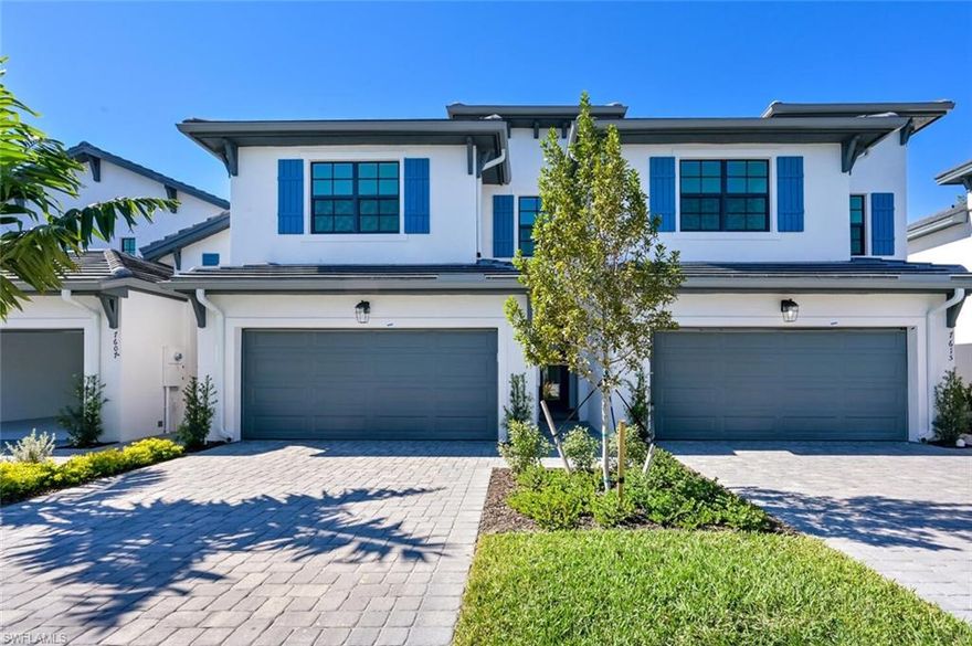 Opportunity knocks! Don't miss your chance to live in this beautiful TOWNHOUSE in the desirable community of Vanderbilt Reserve. Fabulous location in North Naples, easy access to Vanderbilt Beach, Mercato and top rated A-school district.  This townhouse offers 3 Bedrooms and 2 and a half Bathrooms (Half Bath downstairs), with a Loft, 2 car garage, and an enclosed Lanai. All bedrooms on the second floor. Vanderbilt Reserve is a newer gated community with a modern Clubhouse, resort-style Pool area with paver sundeck, and a  large state-of-the-art fitness center. Vanderbilt Reserve is luxury townhome living! Available March 1, 2026 for annual rental unfurnished.  Basic Cable & Internet, and Alarm Security included in rent.