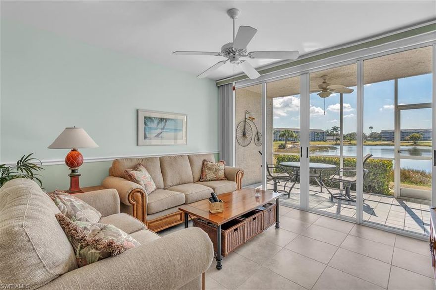 Welcome to this exceptional bundled golf community in Fort Myers! This rare and highly desirable first-floor three-bedroom residence offers a light and bright open layout with breathtaking lake views that create a serene, resort-style atmosphere.
Meticulously maintained and impeccably clean, this home is offered turnkey furnished—making it truly move-in ready. Enjoy spacious living areas, abundant natural light, and peaceful water views from your private retreat.
Experience true resort-style living with unlimited bundled golf — play all the golf you want! The comprehensive HOA package includes fiber optic cable, high-speed Wi-Fi, flood insurance, water, sewer, lawn and land maintenance, on-site management, pest control, and more—providing exceptional value and convenience.
Community amenities are second to none, featuring lighted tennis and pickleball courts, shuffleboard, bocce, three sparkling pools, a driving range, and a putting green.
Perfectly situated near abundant shopping and dining, with a short drive to Southwest Florida International Airport (RSW) for easy travel. Nearby conveniences include medical facilities, the local library, and the renowned Barbara B. Mann Performing Arts Hall for year-round entertainment.
Resort-style living, premier bundled golf, and a stunning lakefront setting—this is Southwest Florida living at its finest.