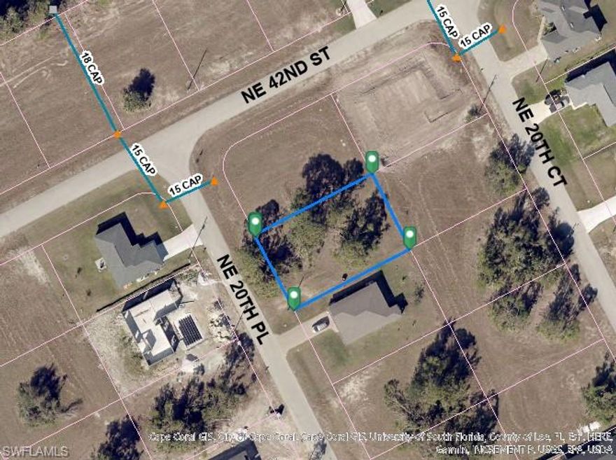 Discover a rare opportunity in Cape Coral! This residential R1-zoned lot, situated in flood zone X, is your canvas for a dream home. Ideal location for convenience, tranquility, and investment. Explore nearby amenities and envision your perfect lifestyle. Act now and secure this piece of Cape Coral's rising real estate market. Contact us for a viewing - your dream home awaits!