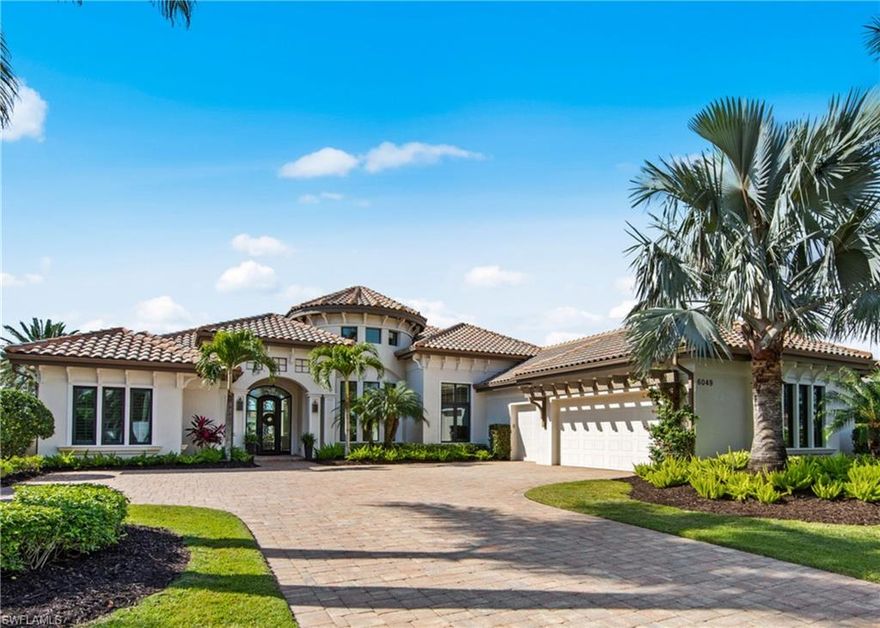 Yes you can have it all!  This gorgeous home looks like a model and comes turnkey. It has a transferable golf membership and a transferable beach club membership.  You will appreciate living in an immaculate home with high end finishes while overlooking golf course and long water views. Enjoy nightly sunsets on the expansive outdoor living area with a large pool, spa, built in fireplace, and a separate fire pit.  Attention to detail shows in every room throughout this home with an open great room, 4 ensuite bedrooms, a den and a beautiful living room that overlooks the outdoor resort style lanai.  A spectacular home that offers everything you will want to start enjoying the lifestyle in paradise.   Do not miss this stunner as it has too much too offer and will not last !