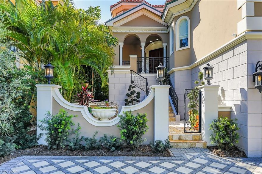 Luxurious Living - This magnificent, custom Mediterranean home and guest house is located in the heart of Captiva Village. A true island treasure that offers a luxurious, private lifestyle surrounded by incomparable Tuscan style and beauty. Large open balconies overlook a private courtyard with pool and spa. The gourmet kitchen is as beautiful as it is functional, and a private elevator allows ease of access. A perfect home for a large family where the living areas, and guest rooms are beautifully appointed with no detail overlooked. All of this charming elegance is just steps to the wonderful shelling beaches of Captiva.