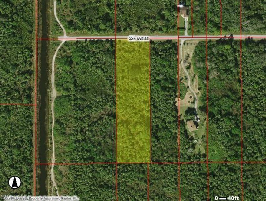 GREAT lot **** 2.73 ACRES **** 180 x 660 ***** DEP attached shows lot is Almost enterery UPLANDS with just 
small area of wetlands back along the side **** LOT IS 150 FT WEST of HOUSE # 2670 30 AVE SE NAPLES Florida 34117