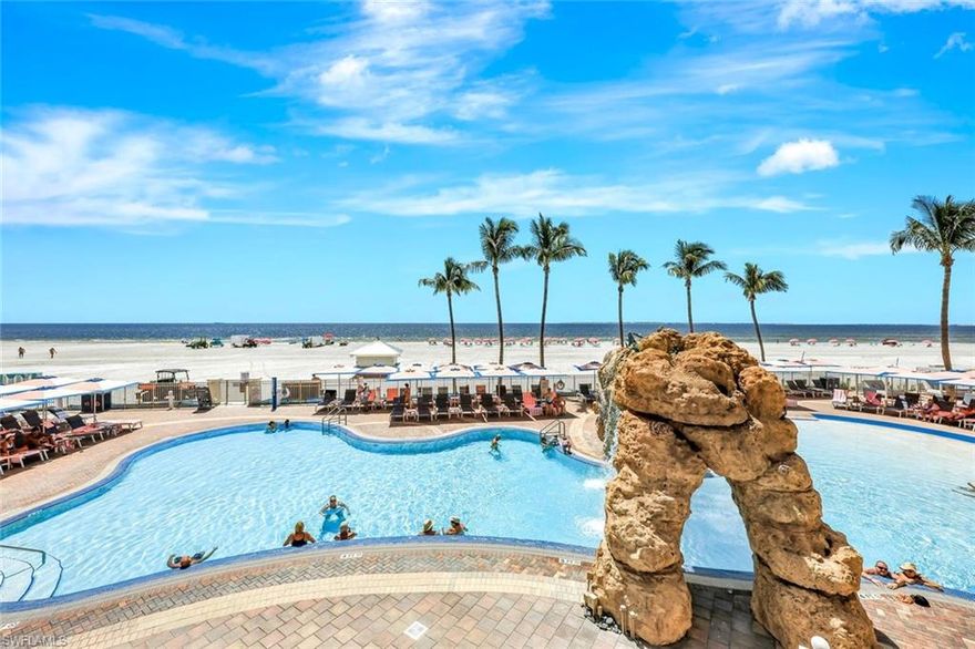 MILLION DOLLAR VIEWS! BEST DEAL ON FT MYERS BEACH! If you are looking for a condo/hotel unit packed with amenities and recently upgraded, this Sanibel View Condo is it! Pink Shell offers owners a unique opportunity for income through the onsite management program and 28 nights of personal use plus year-round access to the resort and all of its amenities, including 3 pools, beach, restaurants, gym, marina and spa. This unit features OCEAN VIEWS, a king size bed, ocean front balcony, kitchenette, and full resort style bathroom. Enjoy the beach without the hassle via the condotel program! Call today for your showing!