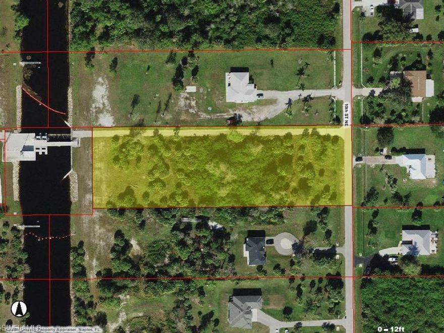 10th ST NE NAPLES FL 34120.    2/3 of the parcel is uplands Front and Back. READY TO BE BUILT, SELLER IS MOTIVATED, ACCORDINGO THE SELLER AND WETLAND DEPARTMENT NO WETLAND MITIGATION NEEDED.