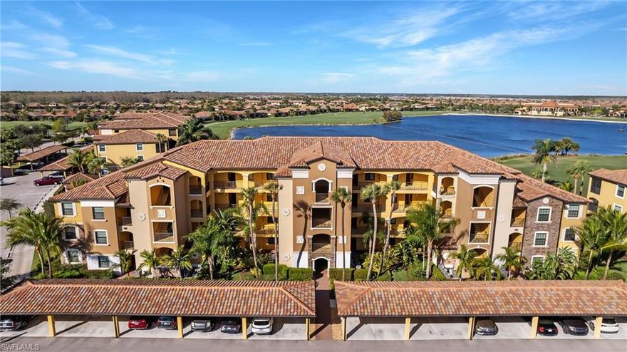 ***GOLF MEMBERSHIP***The Antonia floor plan is a 2 bedroom, 2 Bathroom, 4th floor Condo, with Golf Course and Lake Views!! Inside boasts stainless steel appliances, granite counter tops, crown molding, 20” porcelain tile, blinds, fans, lighting, and beautiful furniture! Bonita National’s Resort Lifestyle includes massage spa, nail salon, Beach Entry Resort Pool, Outdoor Café Bar & Grill, Fitness Center, Aerobics, 8 tennis courts and more!! The Bonita National Golf course was designed by Gordon G. Lewis; the course boasts an amazing aqua driving range and golf pro-shop. A short drive will take you to pristine sandy beaches, exclusive shopping and dining. Transfer fees and golf cart/green fees applicable.