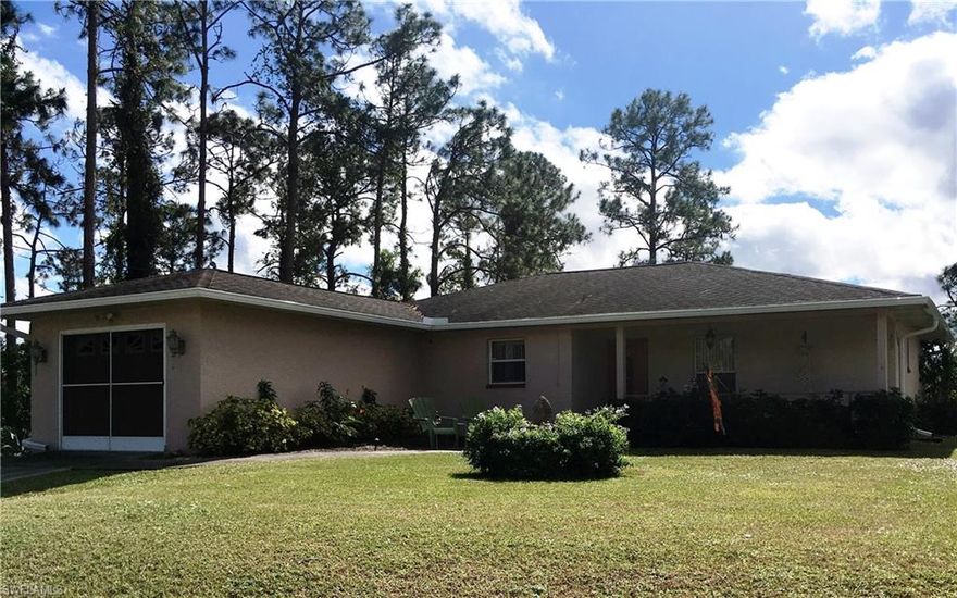 Absolutely ADORABLE 3 Bedroom, 2 Bath CBS home with GREAT location on Over-Sized Corner Fenced in Lot Close to Shopping and Major Roads. This home has been well cared for and It Shows! Roof, Air Conditioning, and All Appliances were all replaced 7 years ago as well as septic pump out. Additional updates include New Water Heater 6 yrs ago, Tile on Front Porch 5 yrs ago and Lanai was Tiled in Slate 3 yrs ago. Neat and tidy with through out! This adorable charmer won't last long!