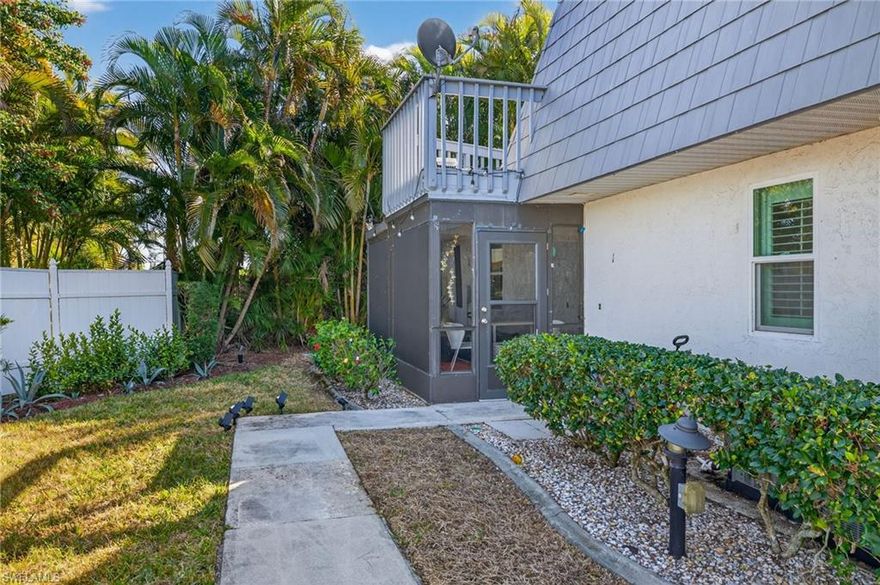 Welcome to Amberwood Lake townhome community near outstanding Fort Myers Beaches & Sanibel.
This updated 2/bedroom, 3/bathroom home has been completely updated. Including all new plumbing & electrical panel. Enjoy cooking in the impressive coastal style kitchen with custom cabinets, quartz countertops, Stainless appliances including built in wine cooler. Breakfast bar & island to entertain. 
Laundry room includes custom cabinets & newer washer & dryer. The fully glass enclosed lanai for year -round enjoyment & awesome sunsets & water feature. Updated Primary suite bath with walk-in closet.
Primary suite & guest bedroom on 2nd level with balcony lake views. Private & serine being the end unit with detached carport next to unit. The complex has many community amenities, including community pool, Pickleball & Tennis & Bocce Ball court, walk out deck to Gazebo overlooking the lake. Low HOA Fees. Close to Barbara B Mann Arts Center, Shopping & well known restaurants, Downtown River District.