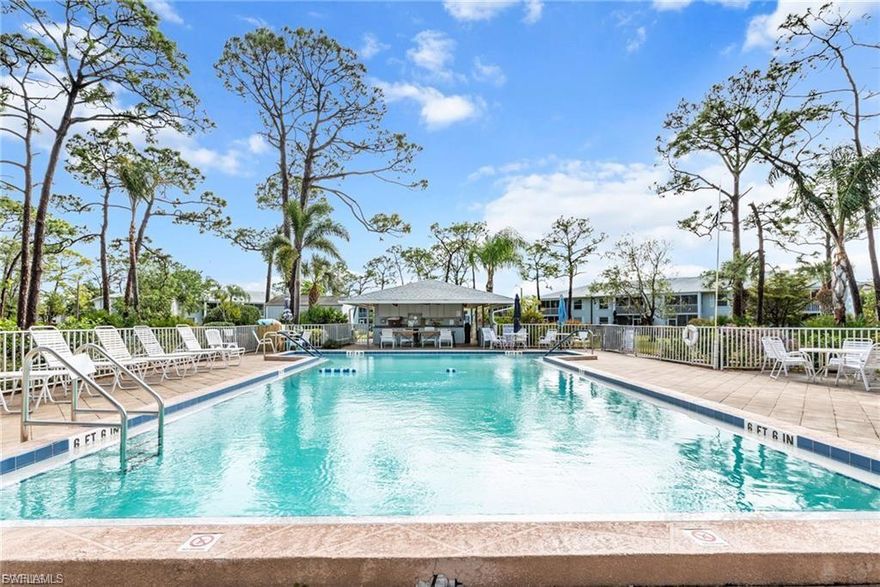 Welcome to this beautifully remodeled second-floor end unit in the highly desirable 55+ Foxmoor Community. Offering 2 bedrooms and 2 bathrooms, this light-filled condo is move-in ready and perfectly suited for snowbirds or full-time residents looking to embrace the Southwest Florida lifestyle.

Completely updated from top to bottom, the home features new tile and wood-laminate flooring, fresh interior paint, modern lighting throughout, and a new A/C and furnace (2023) with a 10-year warranty. The building also boasts a new roof (2024), providing added peace of mind. The property has never experienced flooding.

The bright eat-in kitchen showcases brand-new cabinetry, white appliances, a stylish modern backsplash, and a convenient pass-through to the open-concept living and dining area. The spacious great room offers an airy, welcoming feel—ideal for both relaxing and entertaining.

The primary suite includes a walk-in closet and private en-suite bath. Both bathrooms have been fully renovated with contemporary finishes, updated lighting, and new tile work for a clean, cohesive look.

Step onto the screened-in lanai overlooking beautifully maintained grounds—perfect for morning coffee or evening unwinding. An additional storage closet with washer and dryer adds everyday convenience.

Residents enjoy community amenities including a pool, gazebo, BBQ/picnic area, and shuffleboard courts. With LOW HOA fees of $550 per month—including flood insurance—this community offers outstanding value and low-maintenance living.

Ideally located near shopping, dining, grocery stores, entertainment, I-75, area airports, and Downtown Fort Myers, this is your opportunity to own a slice of paradise in a prime location.