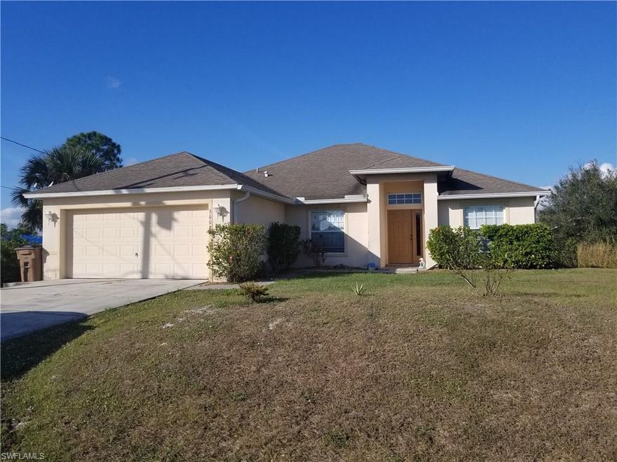 This 4 bed 2 bath 2 car garage is located close to everything.  It has tile throughout and has a screened lanai.  Cash offers only!!! Property was tested positive for defective drywall.