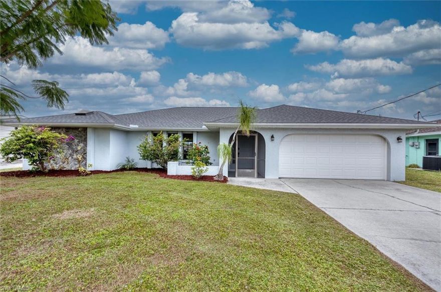 360 TOUR**GULF ACCESS - 5 MINUTES OUT TO MYAKKA RIVER**TURNKEY CONTEMPORARY FURNISHED** HIGH ELEVATION-NEVER FLOODED**WIDE OPEN CANAL VIEW**80 FOOT CONCRETE SEAWALL**3 Bed/2 FULL Bath/2 Car Garage /Screened-In LANAI, well-maintained, "one-owner" ideal home amidst wildlife! Other Highlights include: 2022 Contemporary Furnishings, 2022 Plank tile flooring, 3 Skylights, 3 sliding doors, High Ceilings, Large Screened-In Lanai, Guest Bathroom with door to lanai, Utility Room with Sink, Central Vacuum, storage space and only 5 minutes to 776/El Jobean. Enjoy the manatees and wild birds from your backyard screened-in lanai with vacant lots in front across the canal and behind the home! The screened-in breezeway opens into a wide hallway and bright Living/Dining combo with high ceiling & electric heat generating fireplace, which is the perfect place to entertain friends and family. The wide entrance hallway leads to the storage and pantry closets and opens to the kitchen and high ceiling, family room with skylight where you can eat at the breakfast bar or dinette next to the lanai sliding door. The Comfortable and Bright Primary bedroom has a sliding door to Lanai, 2 walk-in closets, pocket door to the en suite bath with dual sinks, separate shower and skylight. The 2 Guest bedrooms are in the back right corner of the home and both have walk-in closets, ceiling fans and bright windows. The utility room has a sink and plenty of room for extra cabinets and opens to the 2 car garage with ladder to attic space, treated floor and side door. The Gulf Cove community has an association: the POGC (Property Owners Gulf Cove), which owns two private waterfront recreational properties that encompass a little over 5 acres on the Myakka River. These waterfront amenities are available to Gulf Cove property owners who support POGC through annual membership dues and/or ramp fees. The POGC waterfront park includes a pavilion, picnic tables, benches along the river, and playground area. The POGC ramp provides direct boating access to Charlotte Harbor and the Gulf of America as well as boat trailer parking. Close to Sandy Beach Myakka Park, Myakka State Forest, Golf Courses, 30 minutes to Boca Grand Beach, Shopping and Dining - this is the perfect spot to enjoy the Florida lifestyle!