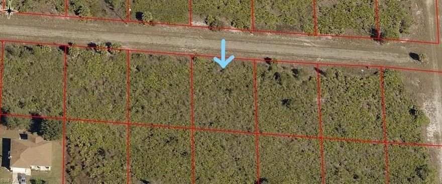 Located in North Lehigh Acres, this quarter acre lot is ready for you to build your new home on.  Situated on a dead-end road, this lot features a rear south facing yard and plenty of tree cover allowing you to get your creativity flowing.