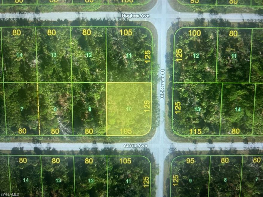 Great.30 acre lot in an excellent location in Port Charlotte. This area is growing due to demand and many new homes being constructed in the area. You will be able to construct the home of your dreams on this lot with plenty of space for a large yard, pool, or garden. Also, a great opportunity for investors or builders.
DON'T MISS OUT ON THIS GREAT OPPORTUNITY!